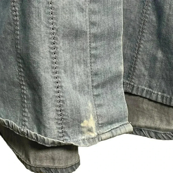 Vintage Northern Treasures Cotton Embroidered Soft Denim Button-up‎ Large - Picture 3 of 6